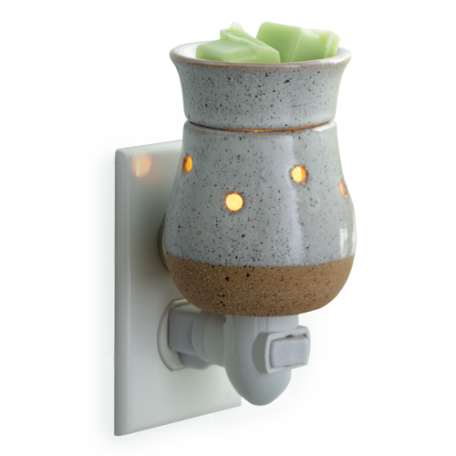 Rustic White Pluggable Warmer