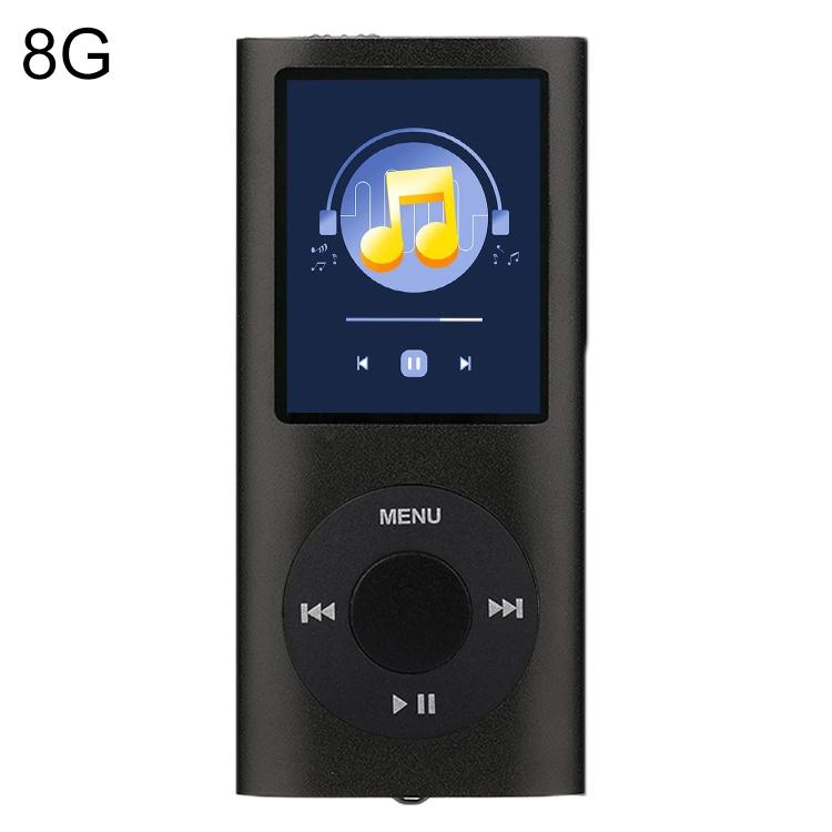 1.8 Inch Metal Mp4 Player + 16G Tf Card + Earphone + Cable - Silver - With Earphone+Cable