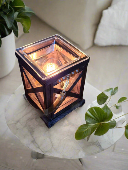 Walnut & Rope Vintage Bulb Illumination Warmer