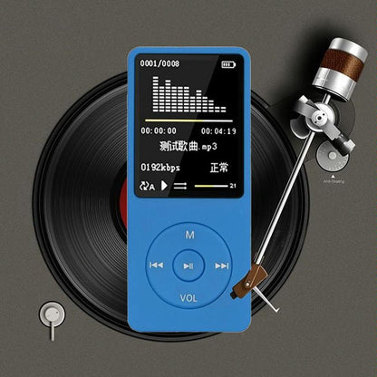 Portable Lcd Fm Radio Mp3 Mp4 Player 4Gb Memory Black - Black 4Gb