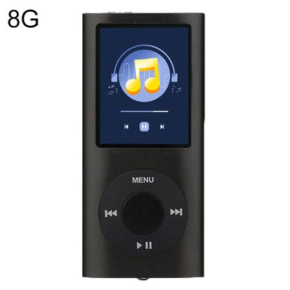 1.8 Inch Metal Mp4 Player + 16G Tf Card + Earphone + Cable - Blue - With 8G Tf Card+Earphone+Cable