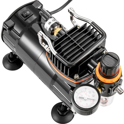 VEVOR Airbrush Kit Dual-action Airbrush Compressor Art Nail Tattoo Makeup Model